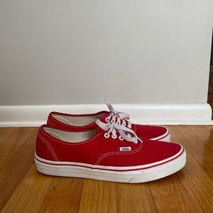 Vans Authentic Red